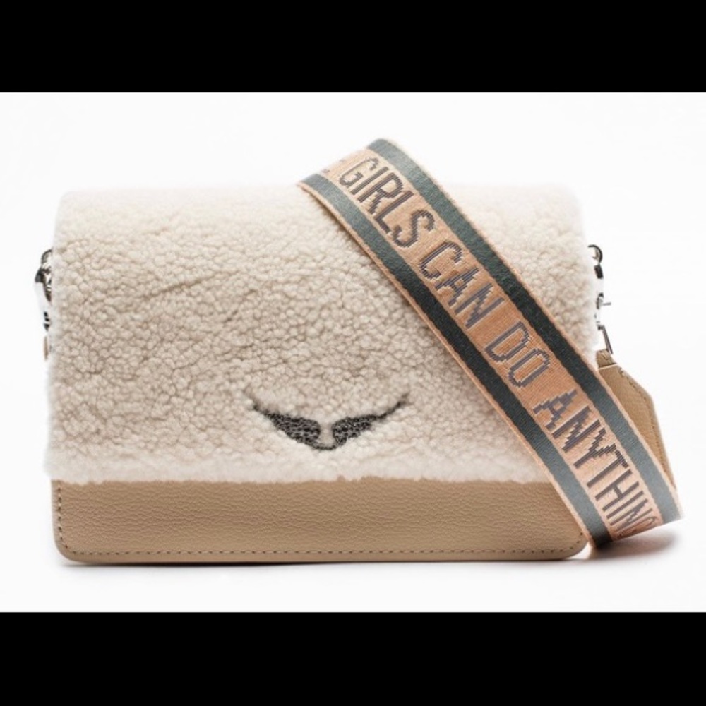 Zadig & Voltaire Lolita Shearling Bag